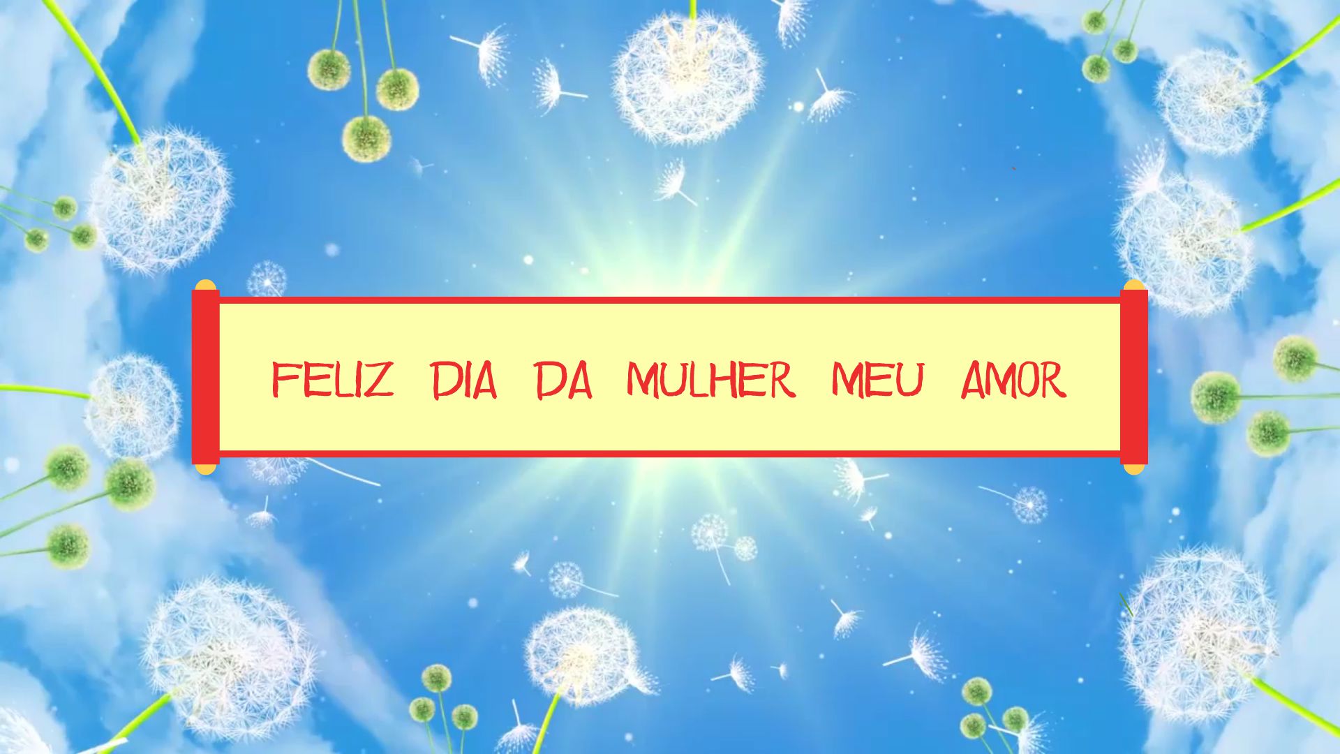 Feliz Dia Da Mulher Meu Amor Animated Video By Alberto Benthin