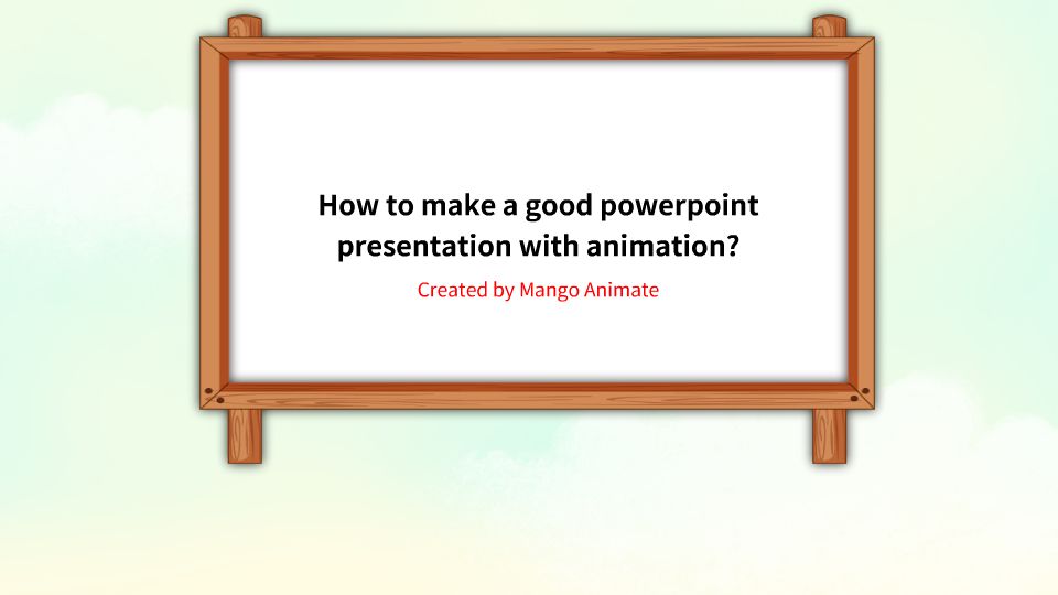 How To Make A Good Powerpoint Presentation With Animation Animation Video Created By Digi