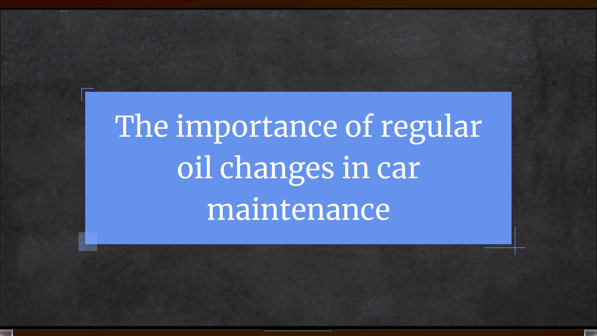 The importance of regular oil changes in car maintenance Animated