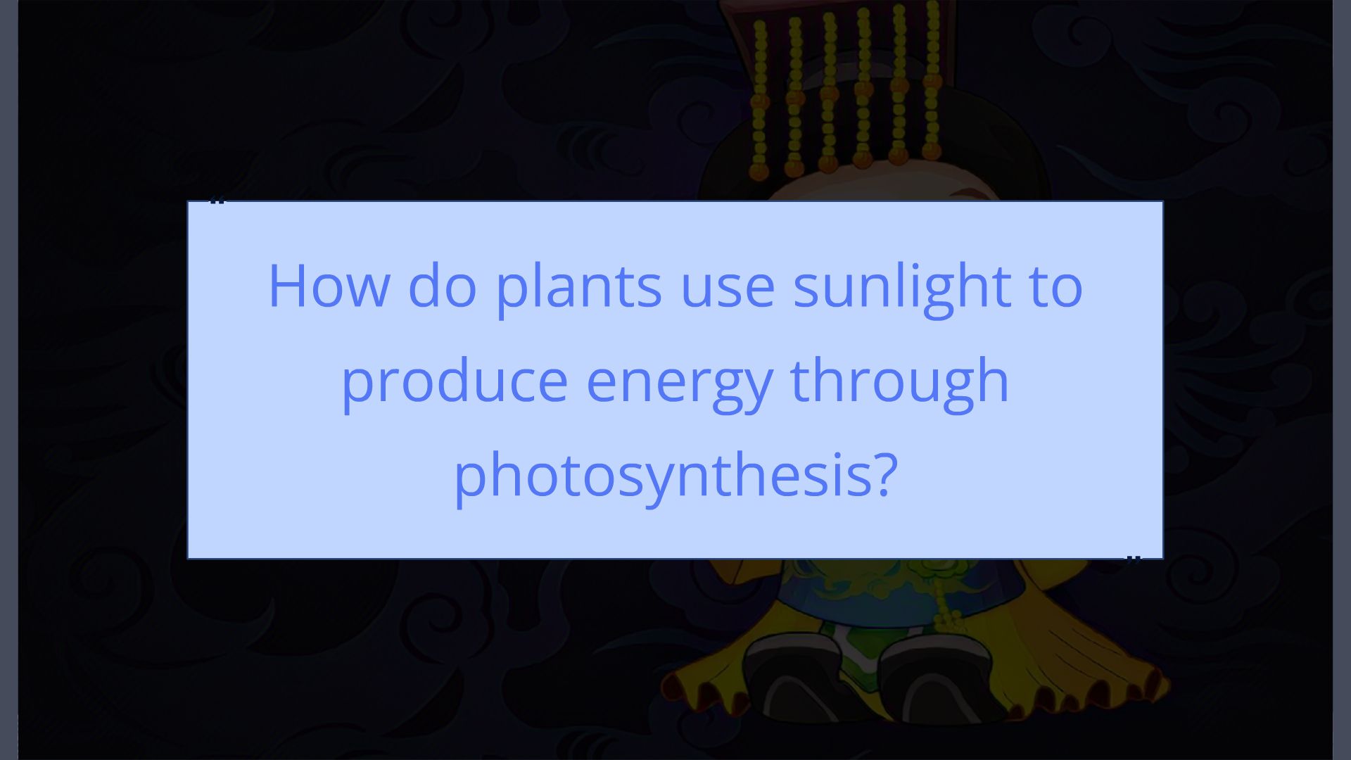 How do plants use sunlight to produce energy through photosynthesis