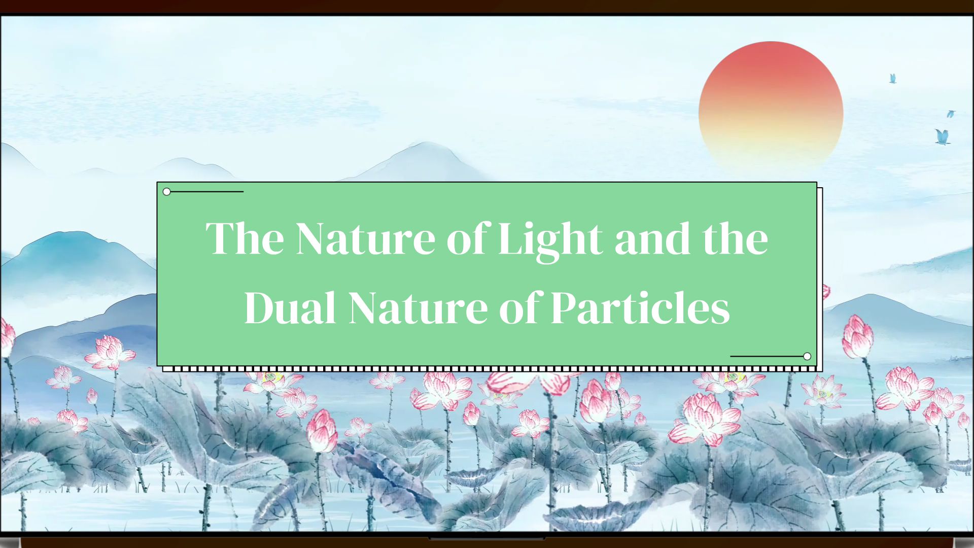 The Nature Of Light And The Dual Nature Of Particles. - Animated Video 