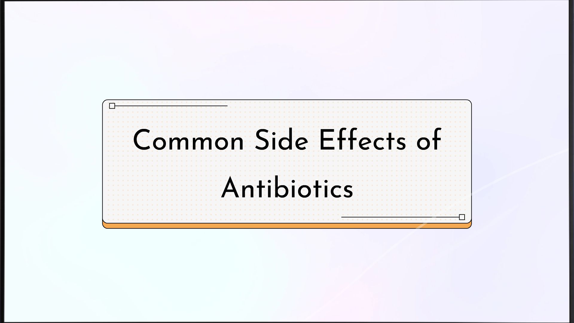 Common Side Effects of Antibiotics - Animated Video By Digi_Dreamer ...