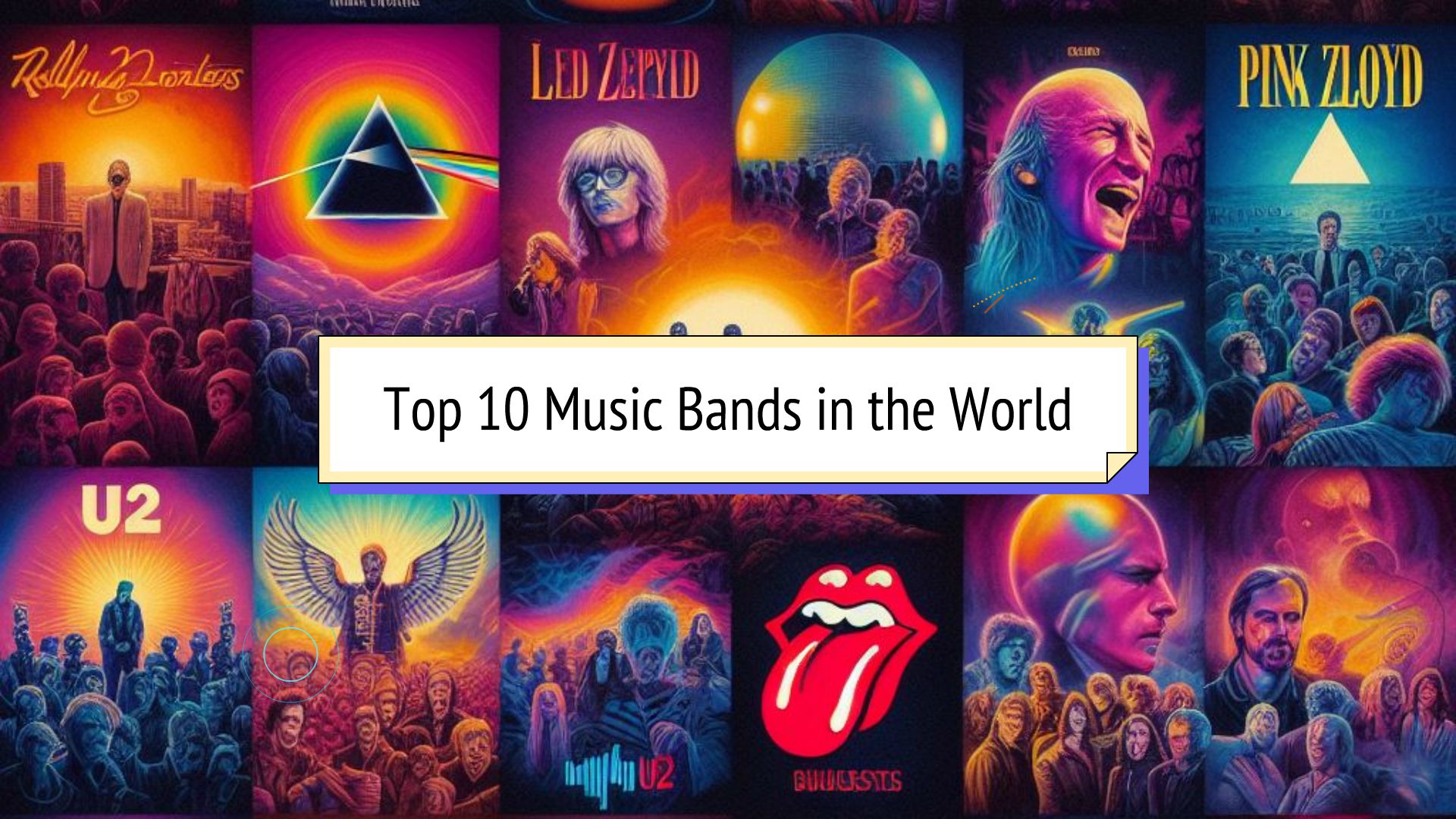 Top 10 Music Bands in the World. - Text Video By nesidep256 - Mango Animate
