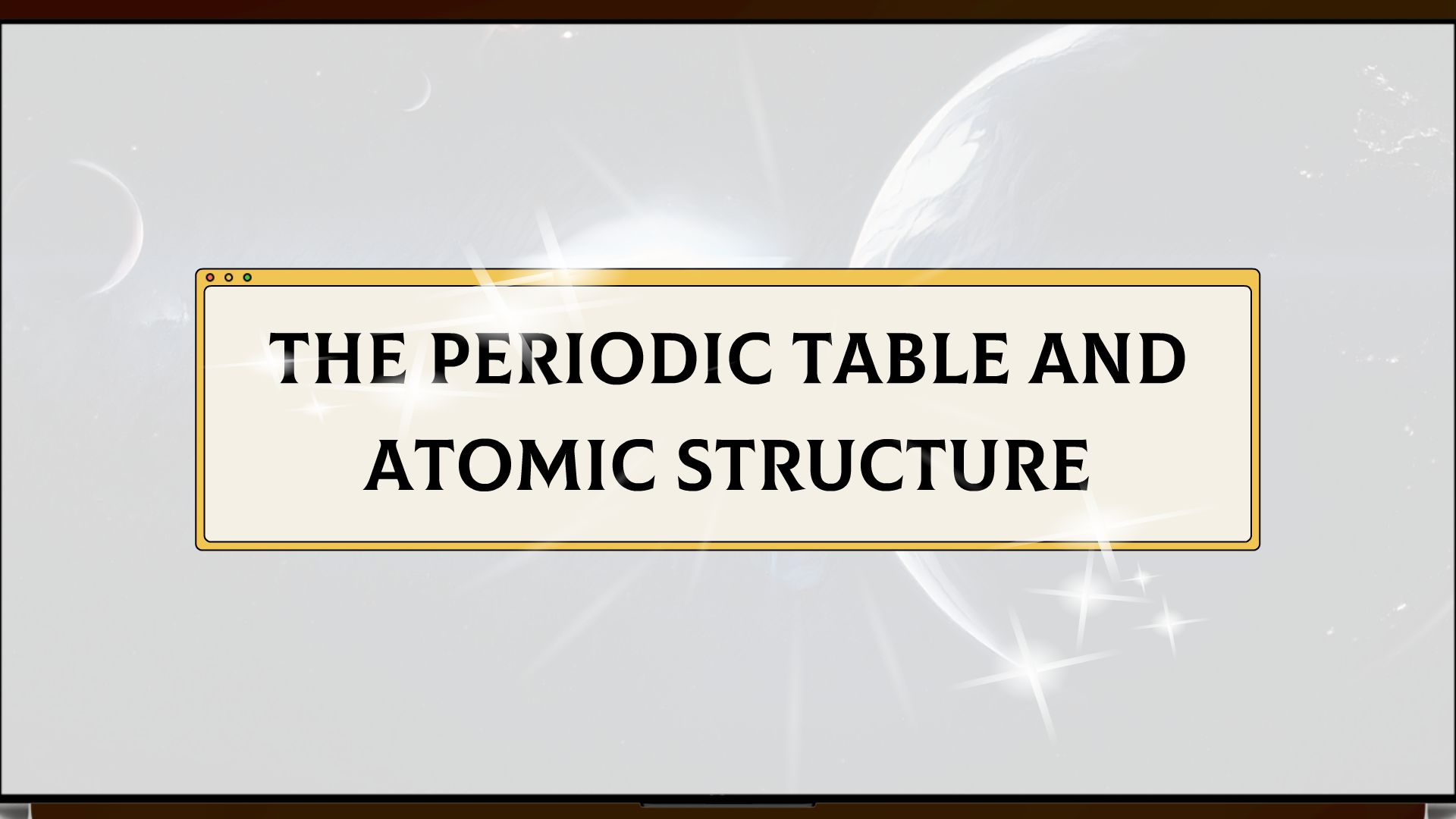 The Periodic Table And Atomic Structure - Animated Video By Cartoon 