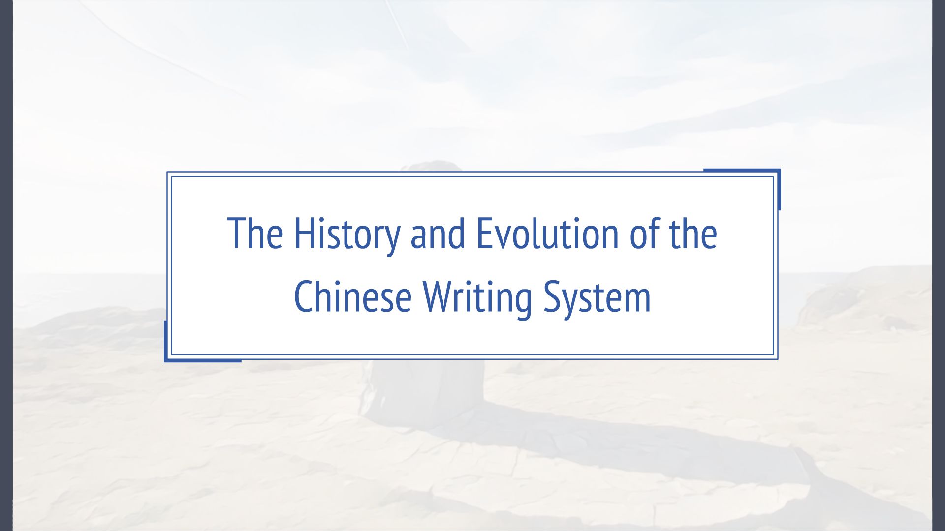 The History and Evolution of the Chinese Writing System - Animated ...