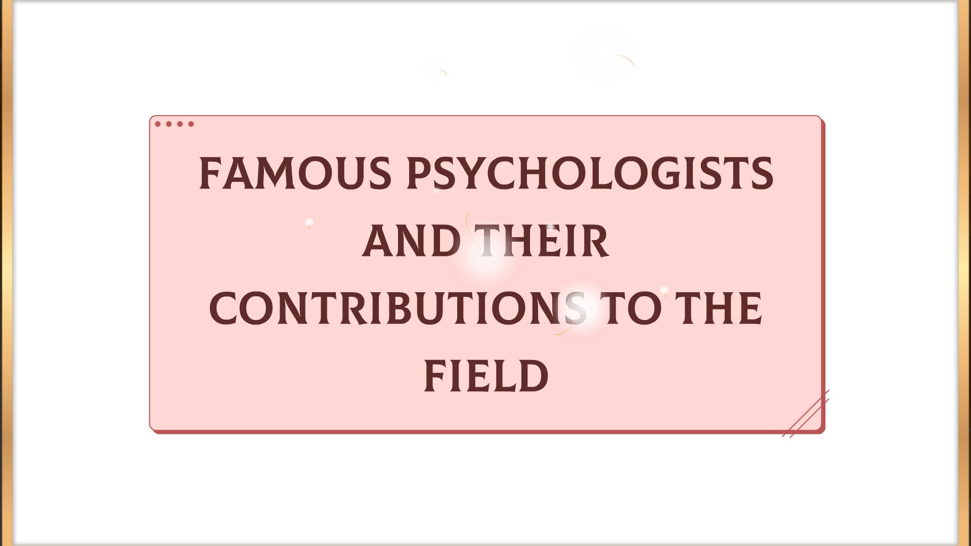 Famous psychologists and their contributions to the field Animated Video By Digi_Dreamer