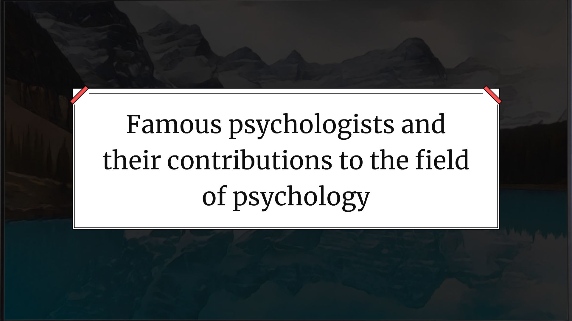 Famous psychologists and their contributions to the field of psychology Animated Video By Digi