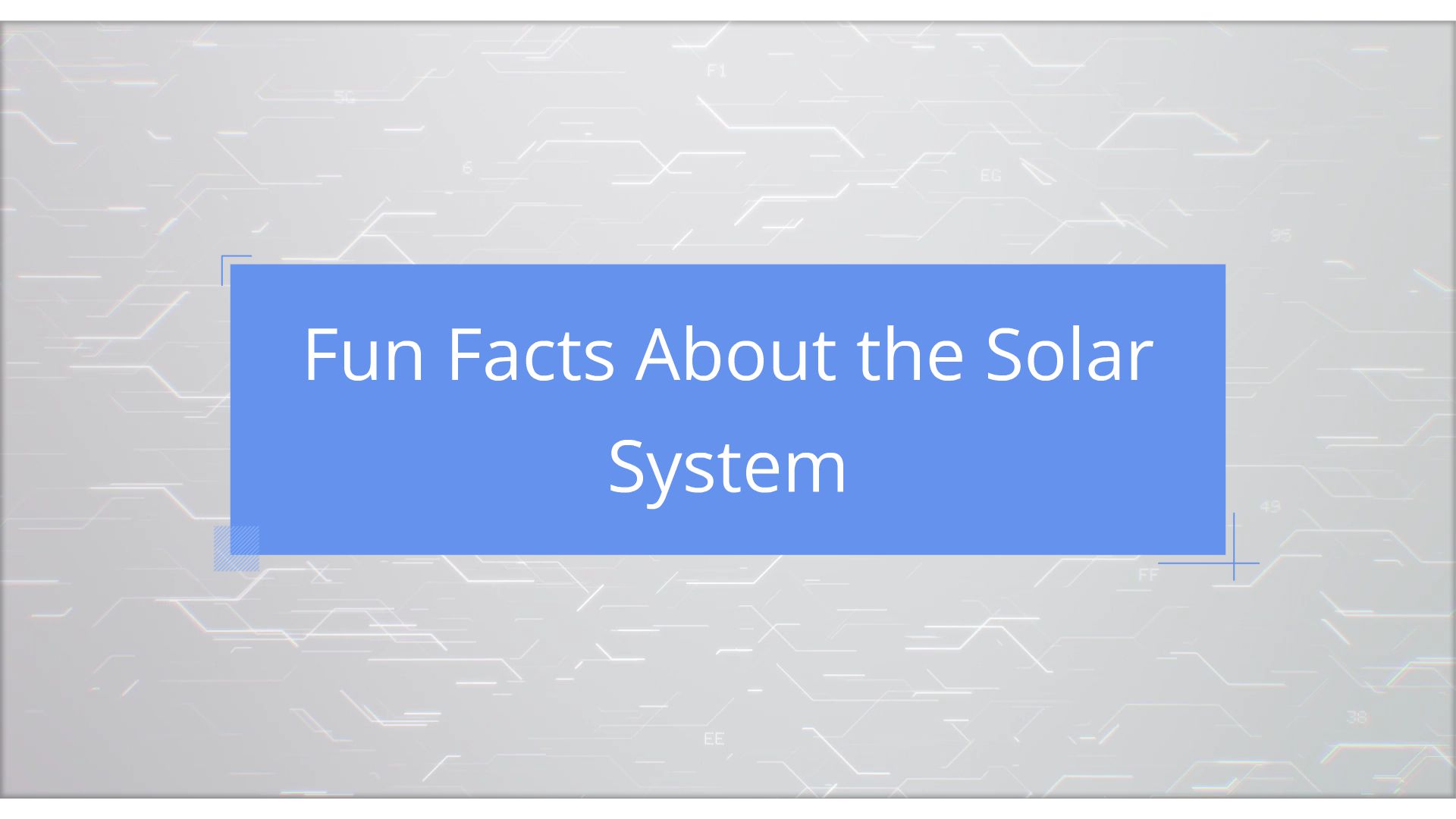 Fun Facts About The Solar System - Animated Video By Digi Prodigy 