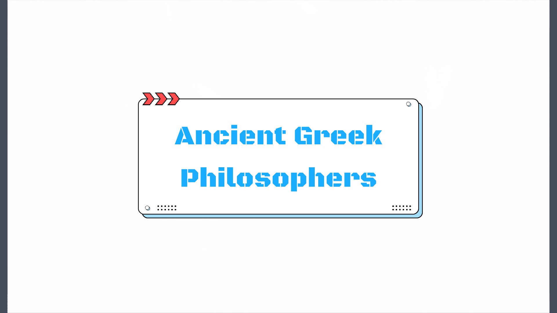 Ancient Greek Philosophers - Animated Video By Anime Critic - Mango Animate