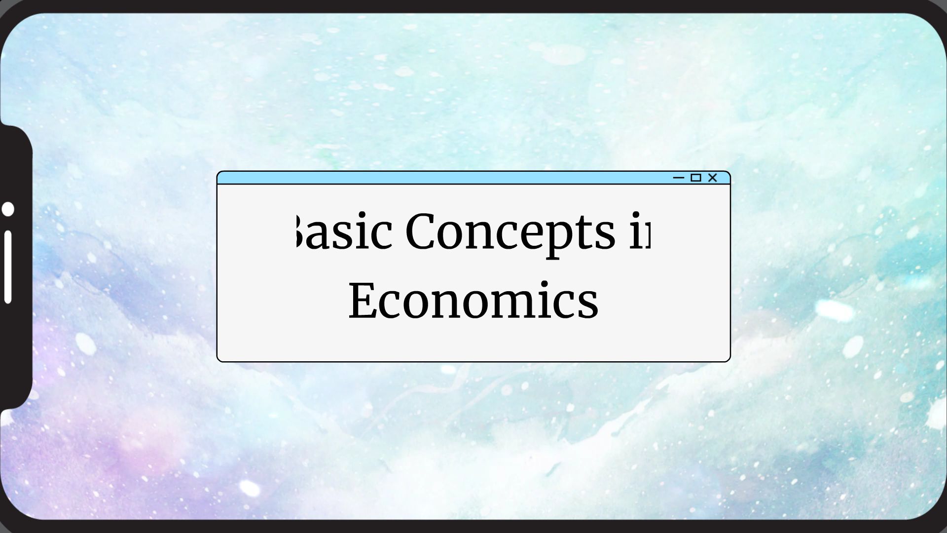 Basic Concepts in Economics - Animated Video By Animation_Guru - Mango ...