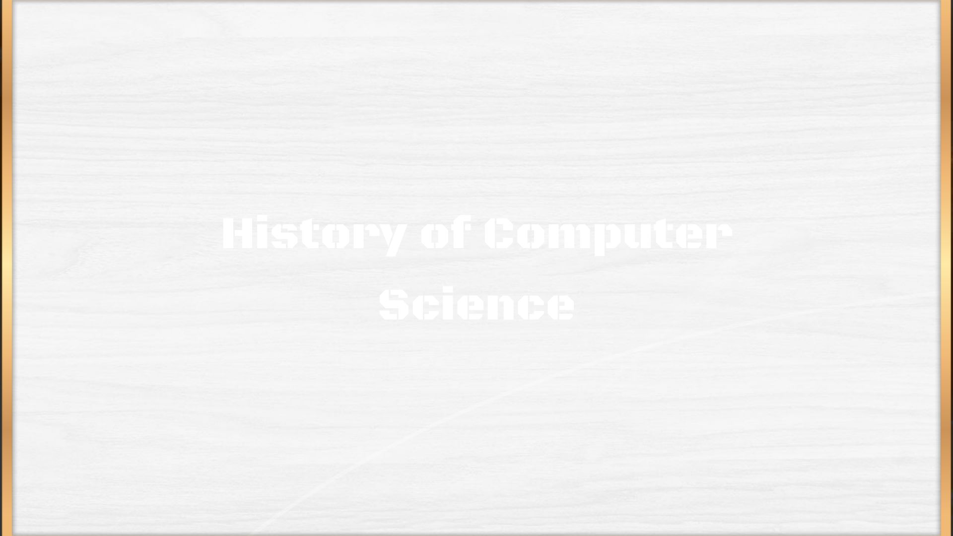 Book History Of Computer Science