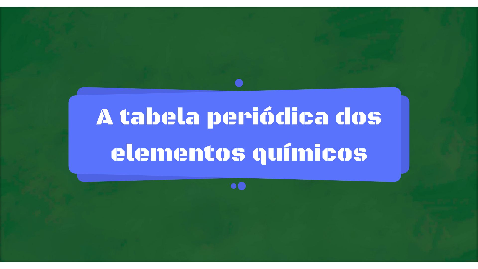 A tabela periódica dos elementos químicos. - Animated Video By Toon ...