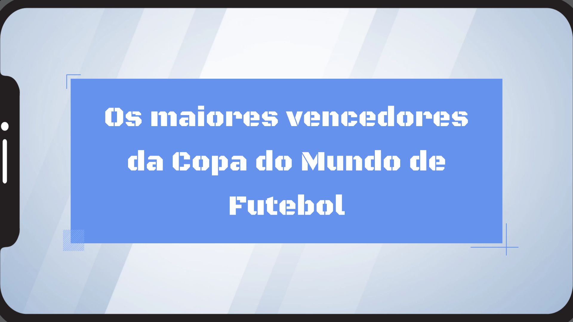 Os maiores vencedores da Copa do Mundo de Futebol. - Animated Video By ...