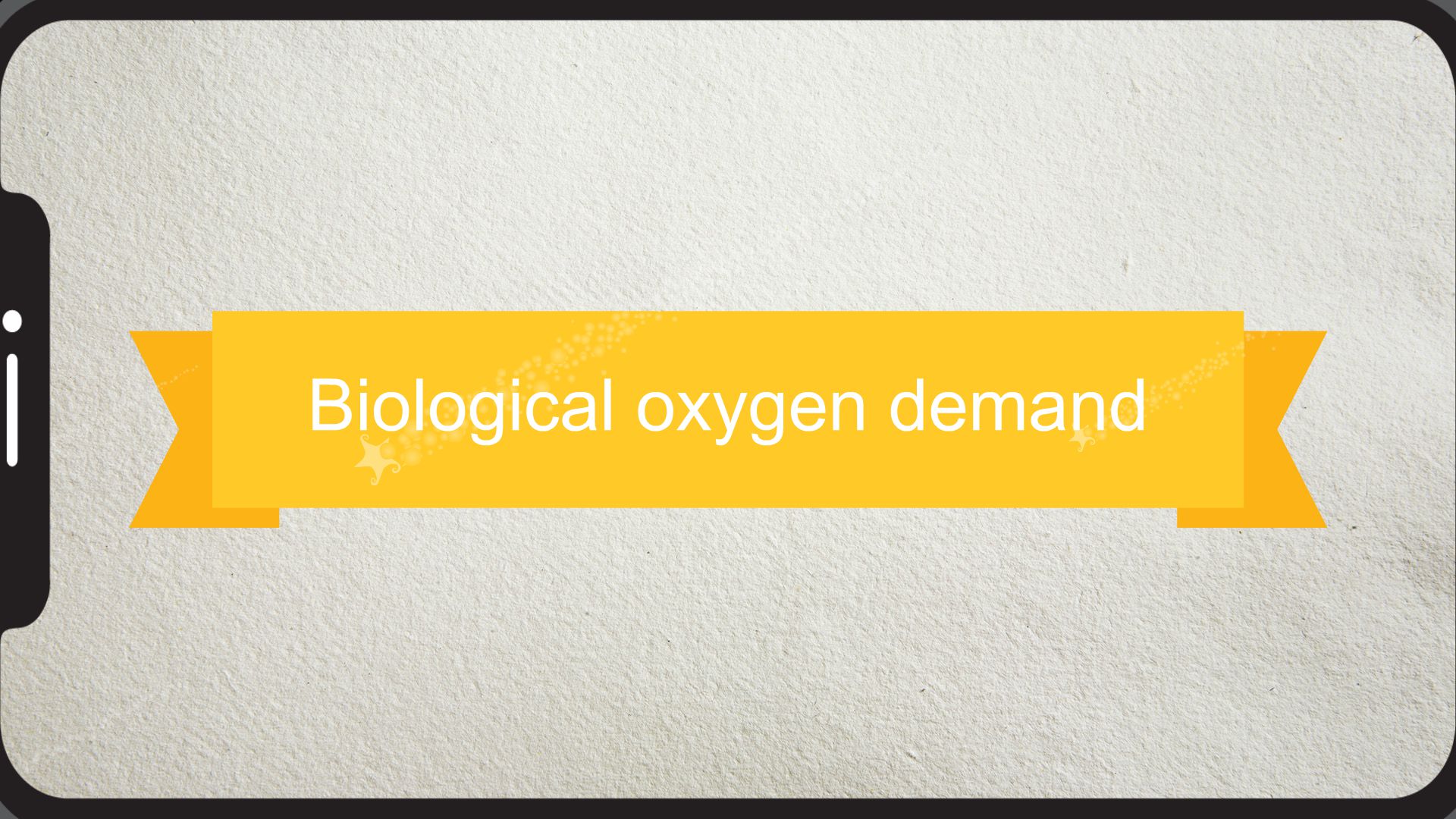 Biological oxygen demand. - Animated Video By Naveen Anehosuru - Mango ...