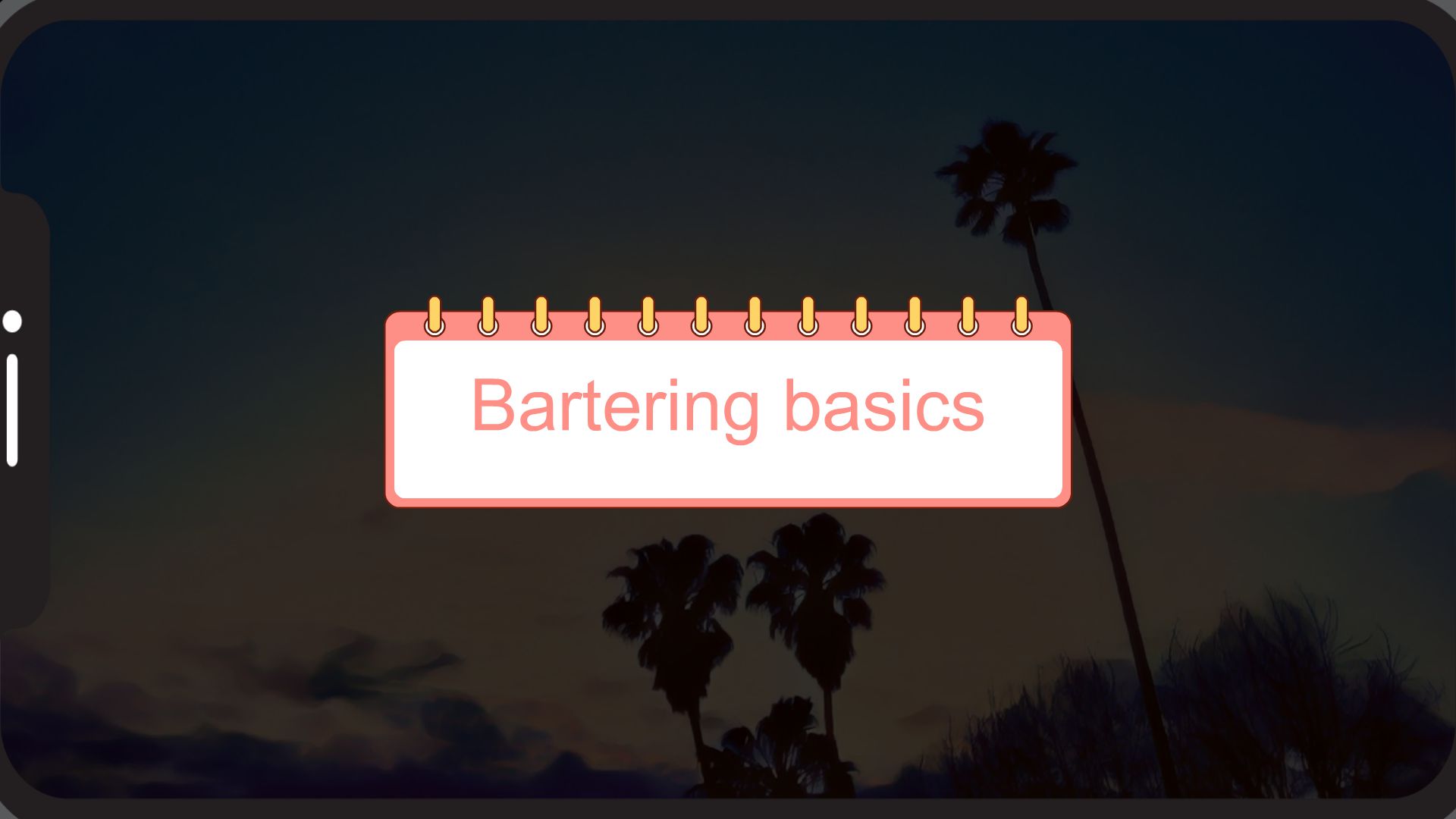 Bartering basics. - Animated Video By Joe Greenlee - Mango Animate