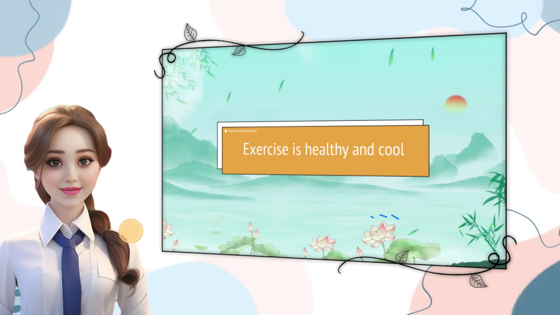 Exercise is healthy and cool. - Animated Video By Karakoz Akimbekova ...