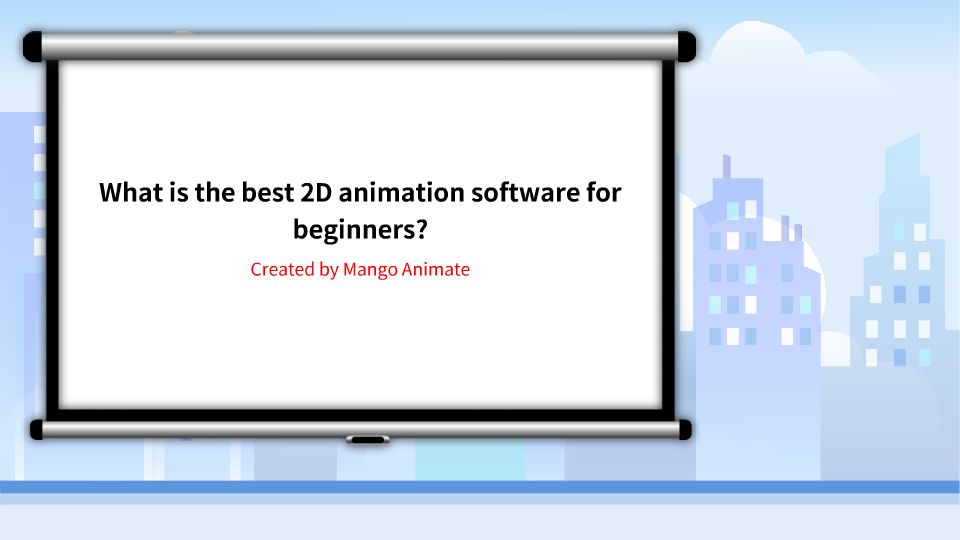 What is the best 2D animation software for beginners? animation video ...