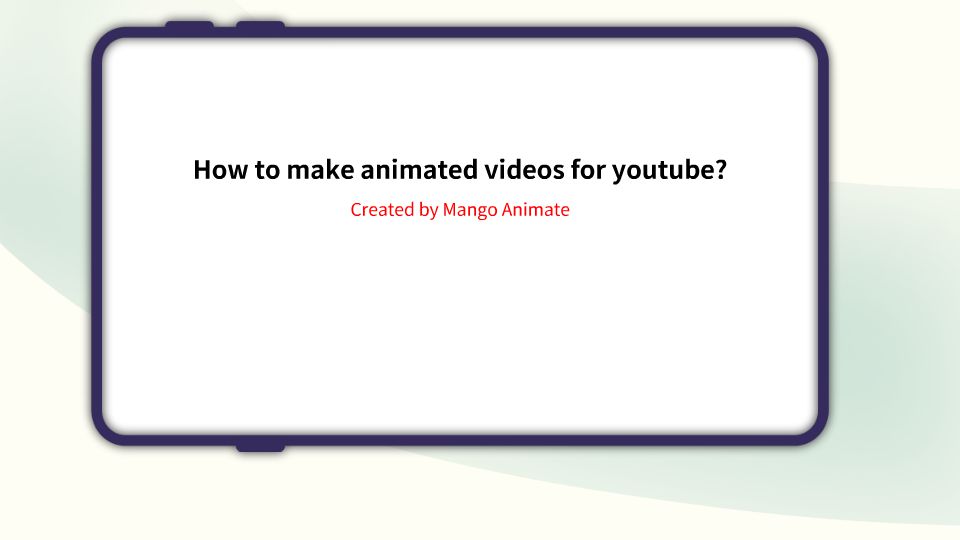 How to make animated videos for youtube? animation video created by ...
