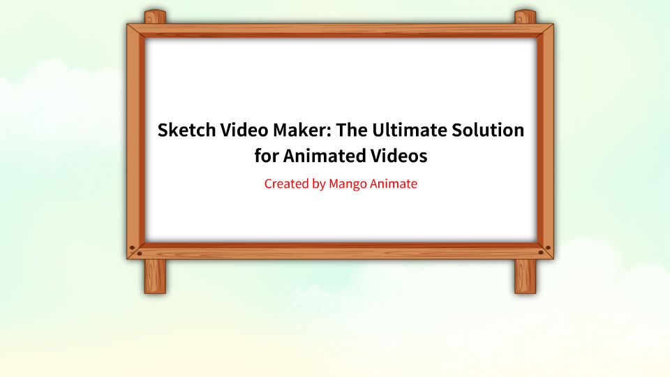 Sketch Video Maker: The Ultimate Solution for Animated Videos animation ...