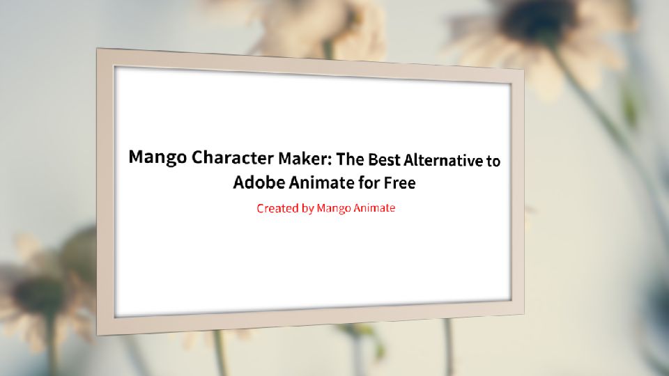 Alternative To Adobe Animate