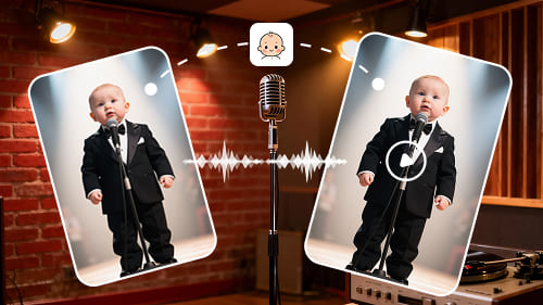 Vytvořte online podcastová videa s umělou inteligencí pro miminka zdarma