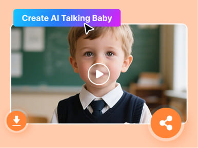 vygenerujte online video s umělou inteligencí mluvícím dítětem