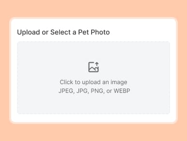 Nahrajte fotku domácího mazlíčka pro generování podcastových videí s umělou inteligencí
