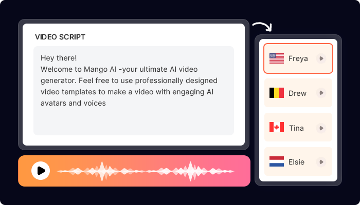 dub your video with AI voices