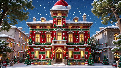 generate a free Christmas video with AI