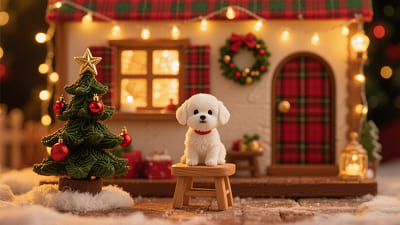 dress a reindeer with colorful holiday hats