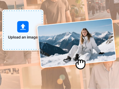 上傳任何照片即可建立地球放大影片片段。