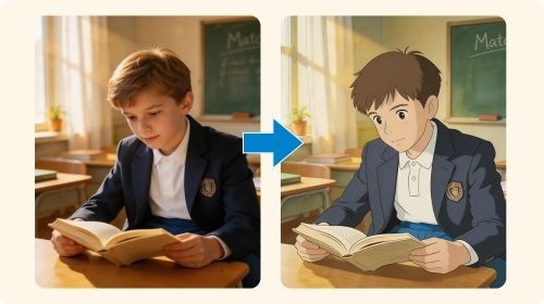 transform photos into Studio Ghibli dreamy animation