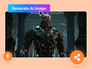 download and share your AI images seamlessly