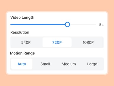 Selecione as configurações de vídeo antes de processar.