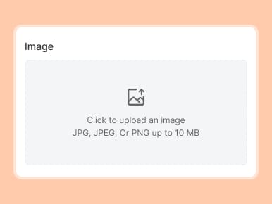 Faça o upload de uma foto pessoal para geração de vídeo.