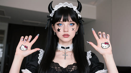 give your photo a moody dark gothic transformation