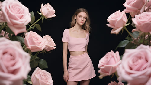 overlay a romantic rose bokeh effect onto your image