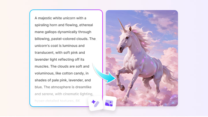 convert text to image with AI
