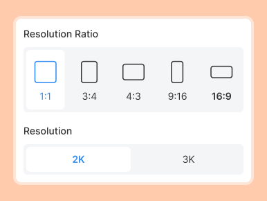 customize image generation settings