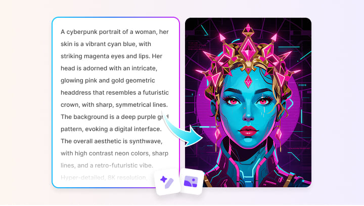 generate images from text with an AI text to image tool