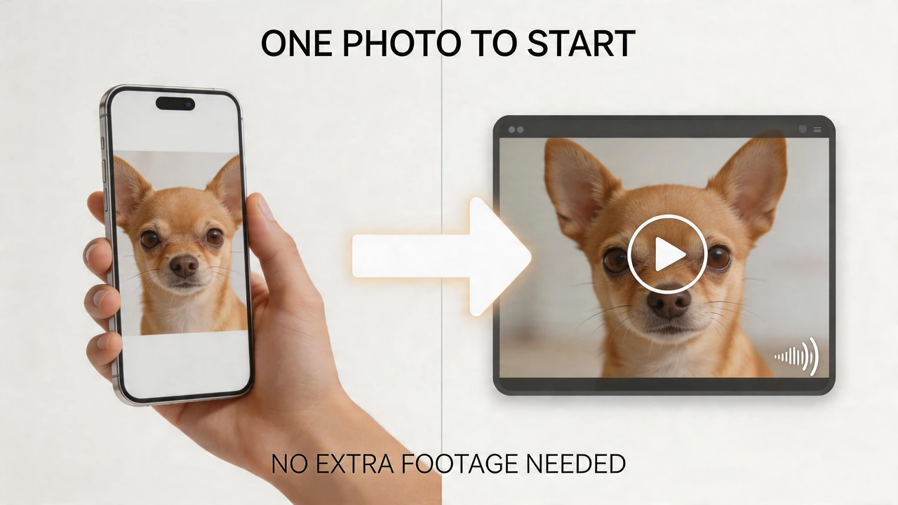 Create a talking Chihuahua video from one clear front-facing photo