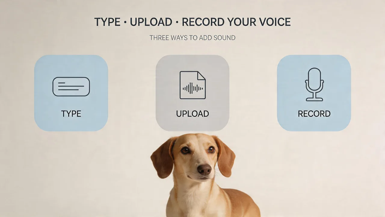 Connect a Dachshund image to speech