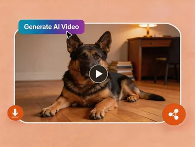 Generate the video and review your talking shepherd result