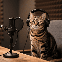 Chuyển ảnh thú cưng thành video podcast về thú cưng được tạo bằng AI.